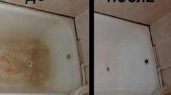 Как удалить известковый налет в ванне