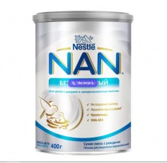 Смесь NAN (Nestlé) Безлактозный (с рождения) 400 г