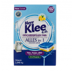 Таблетки для посудомоечной машины Klee 2,04 кг (90+12 шт)