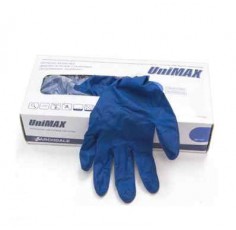 Перчатки латексные Unimax темно-синие 50шт (10) Ардейл арт. 17, (размеры L / M)
